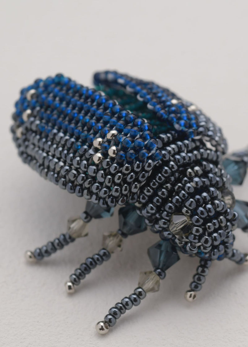 BROCHE MOSCA GRIS METALICO