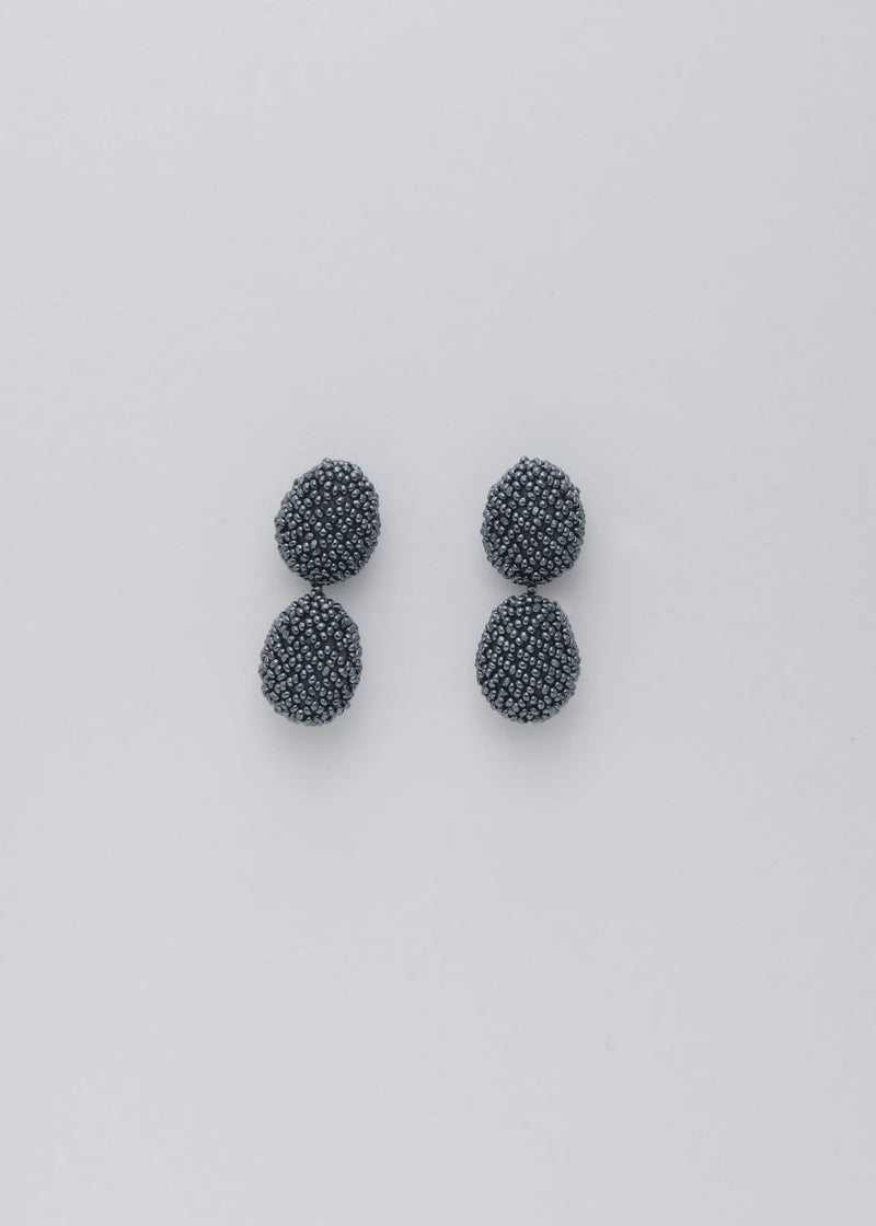ARETES DOS HUTA TAWARI GRIS METALICO