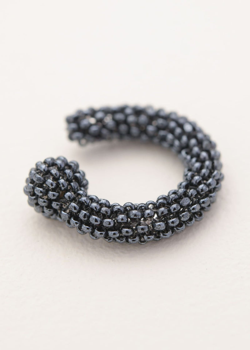 EARCUFF HUTA MARTHA GRIS METALICO