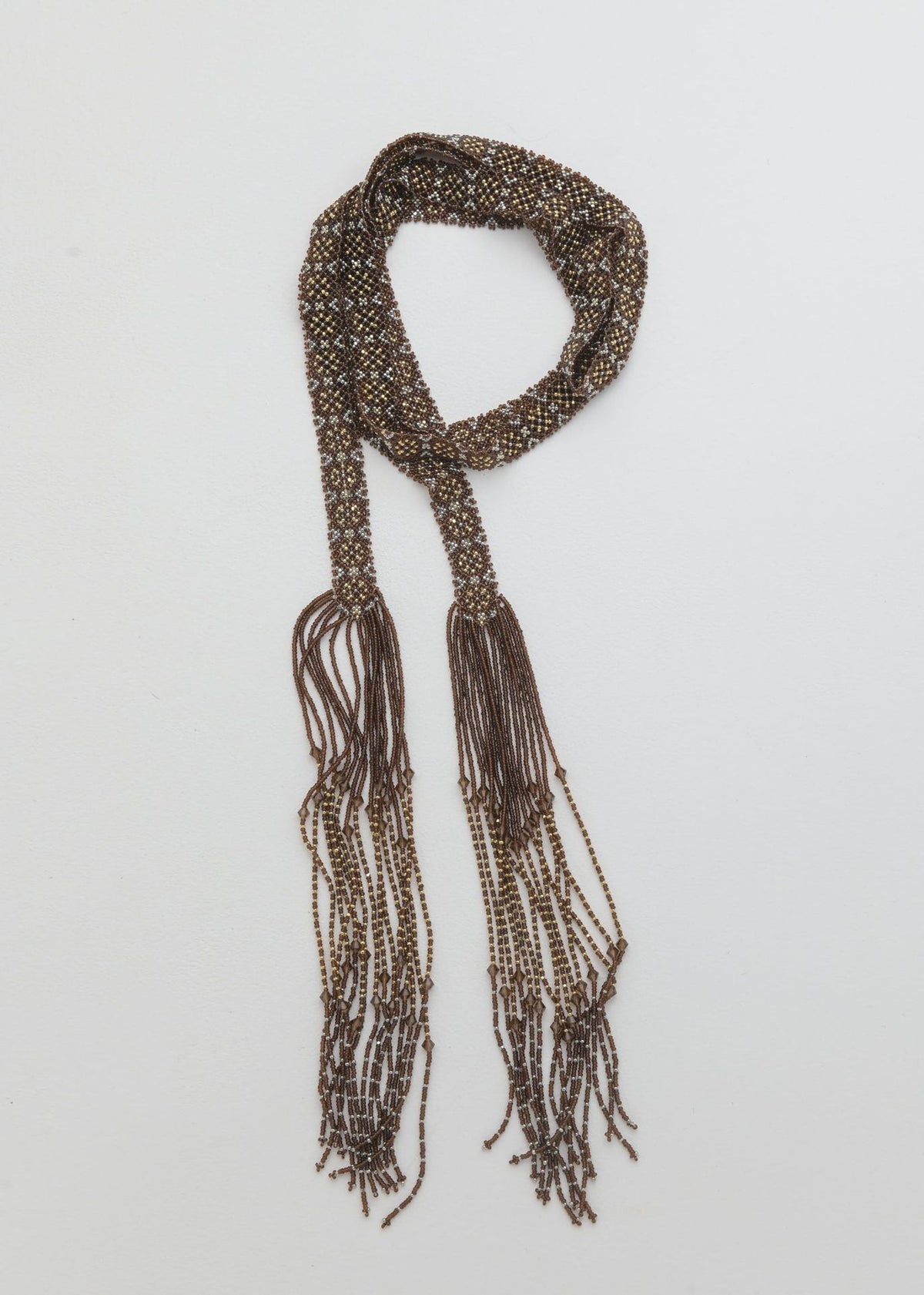 CINTILLA MARTHA ORO PLATINO CAFE TRANSPARENTE