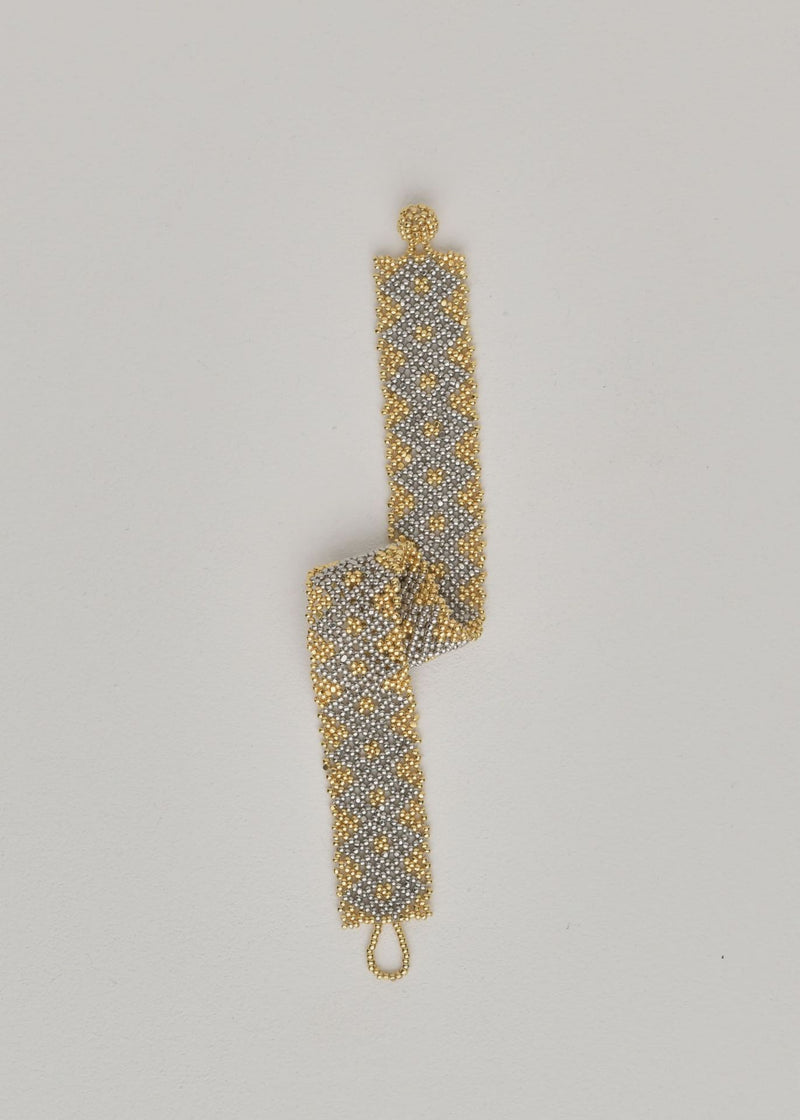 BRAZALETE HUTA MARTHA ORO PLATINO