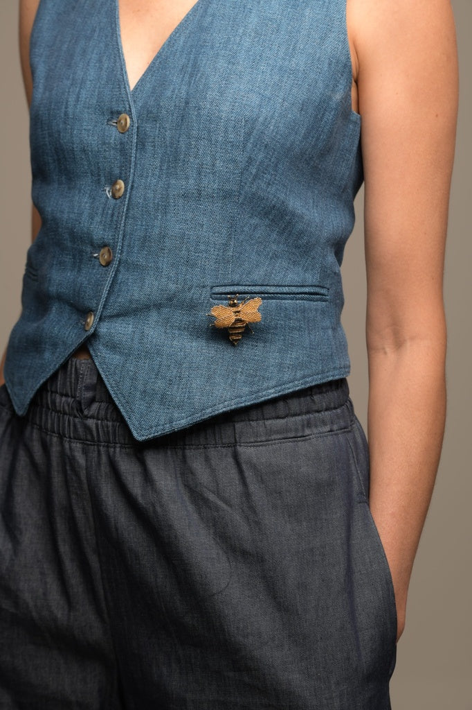 BROCHE ABEJA AMBAR