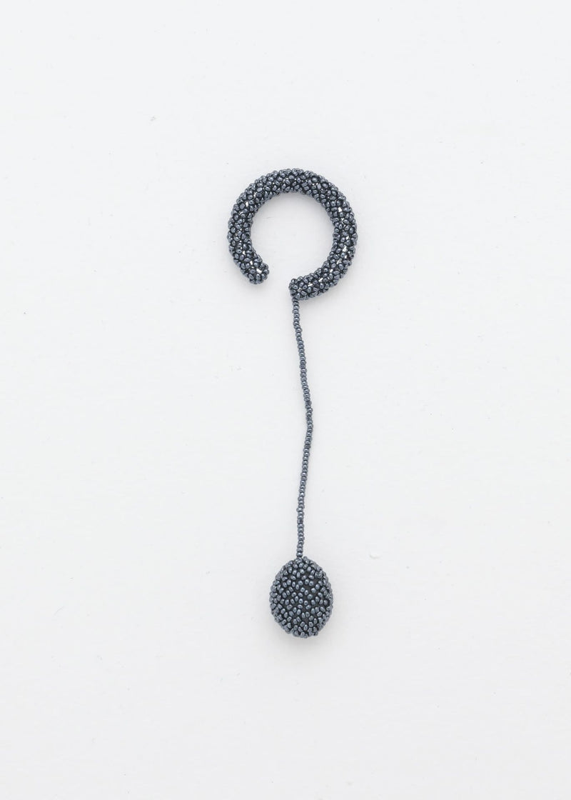 EARCUFF SENCILLO TAWARI GRIS METALICO
