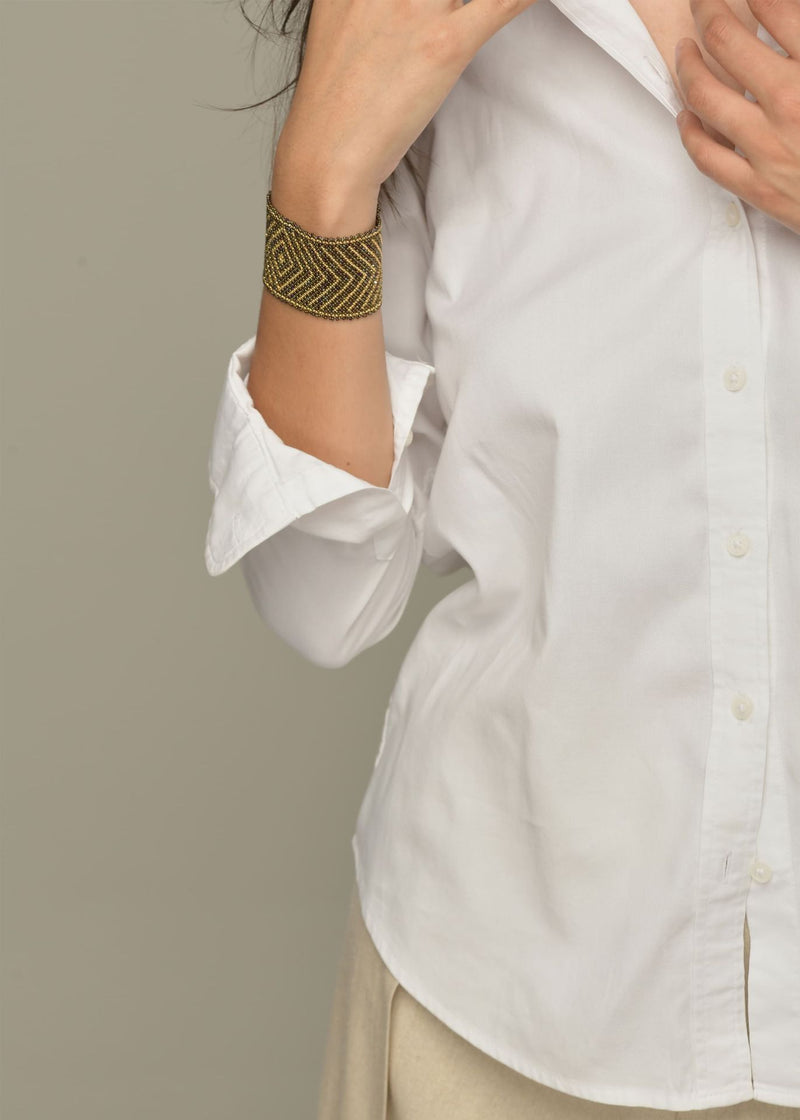BRAZALETE HAIKA MARTHA ORO VERDE MILITAR