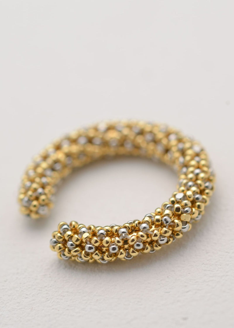EARCUFF SENCILLO MARTHA ORO PLATINO