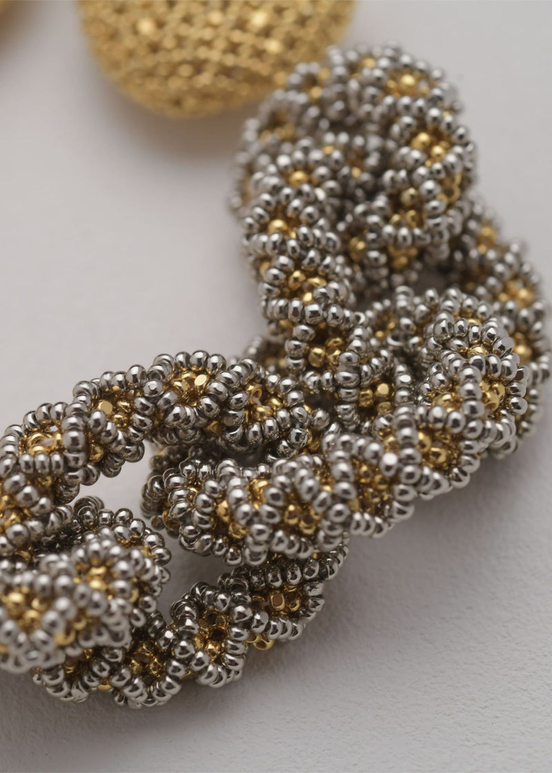 BRAZALETE UAYE TAWARI ORO PLATINO