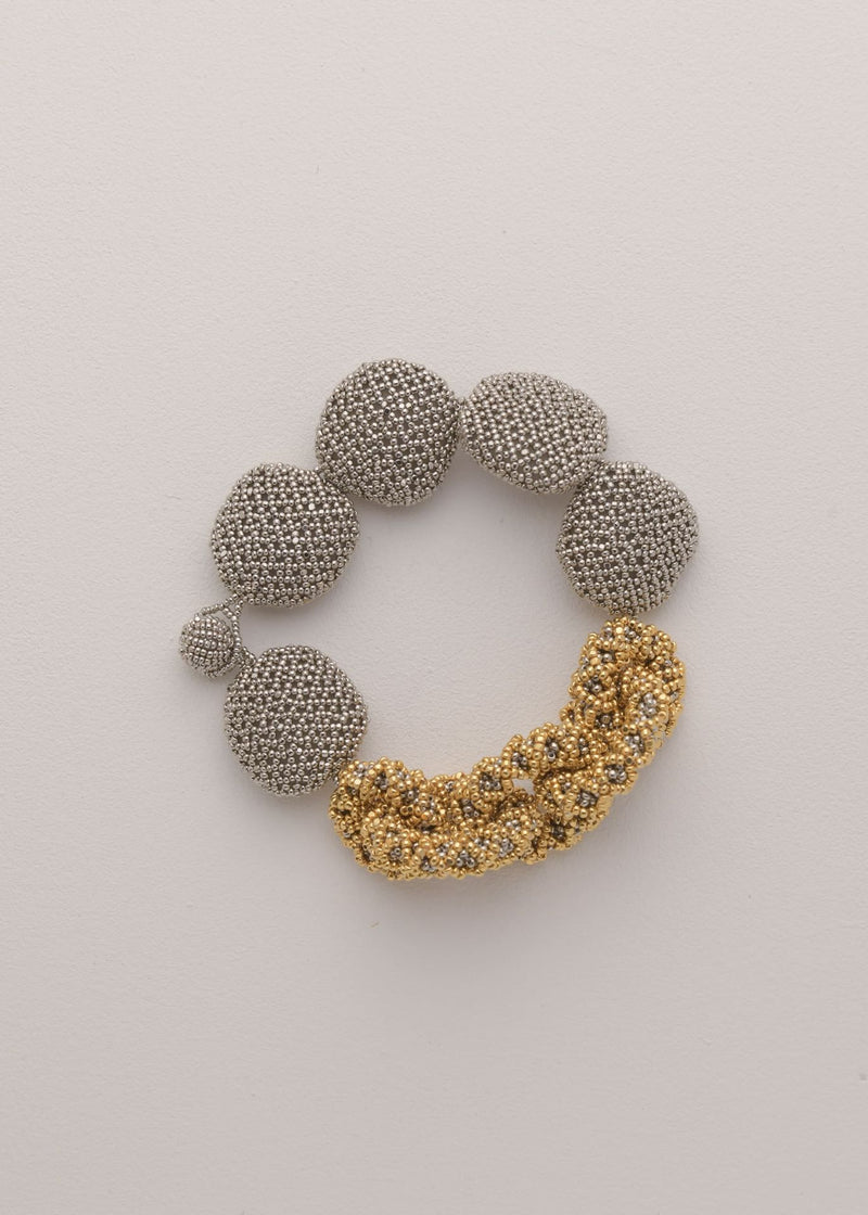 BRAZALETE UAYE TAWARI PLATINO ORO
