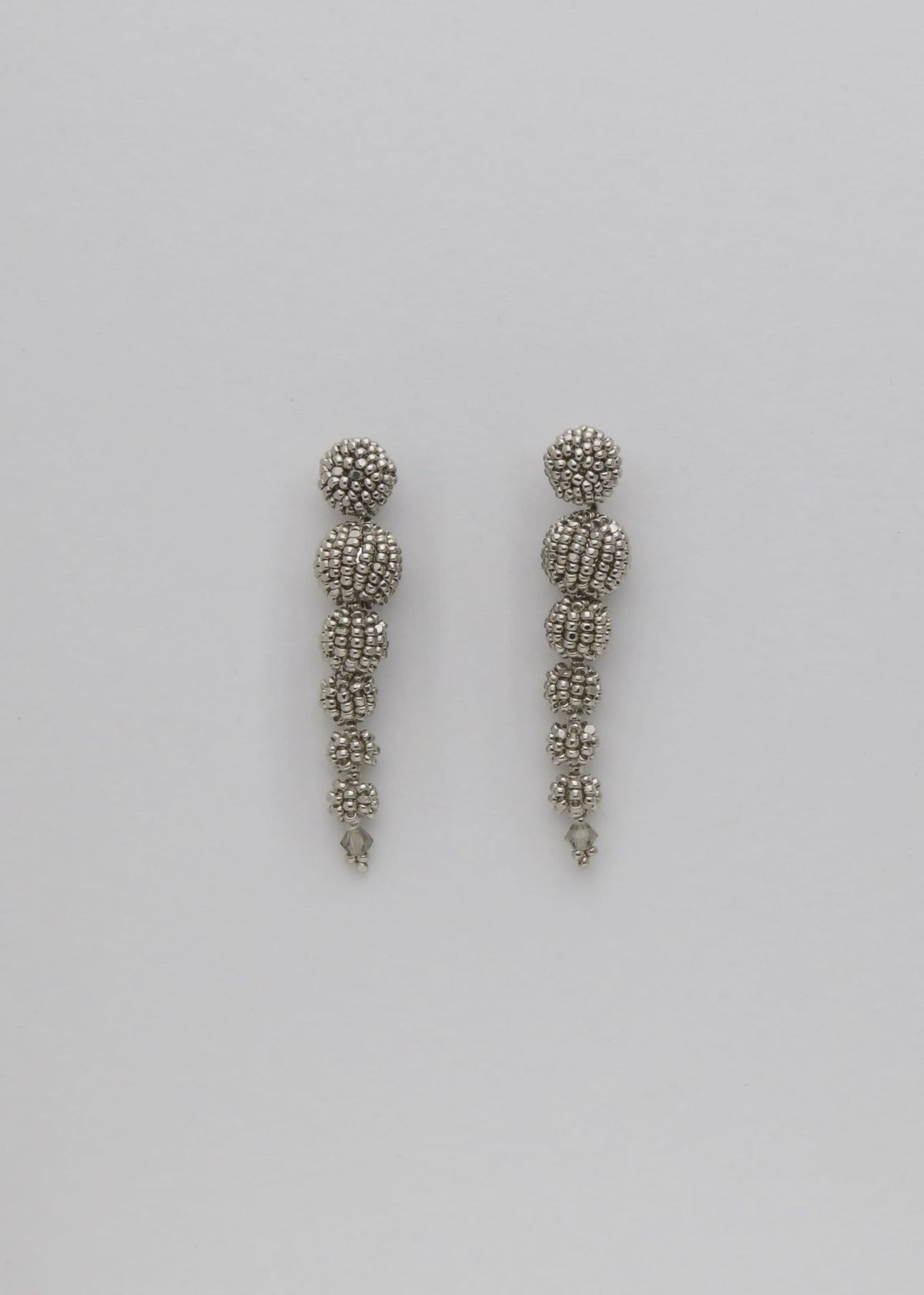 ARETES CASCABEL SERPIENTE PLATINO
