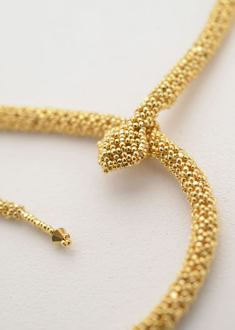 COLLAR SERPIENTE ORO