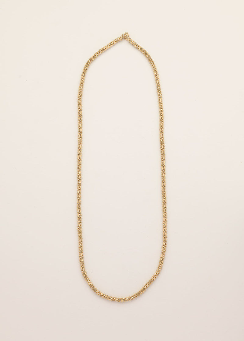 COLLAR SERPIENTE HAIKURI (80CM) ORO PLATINO
