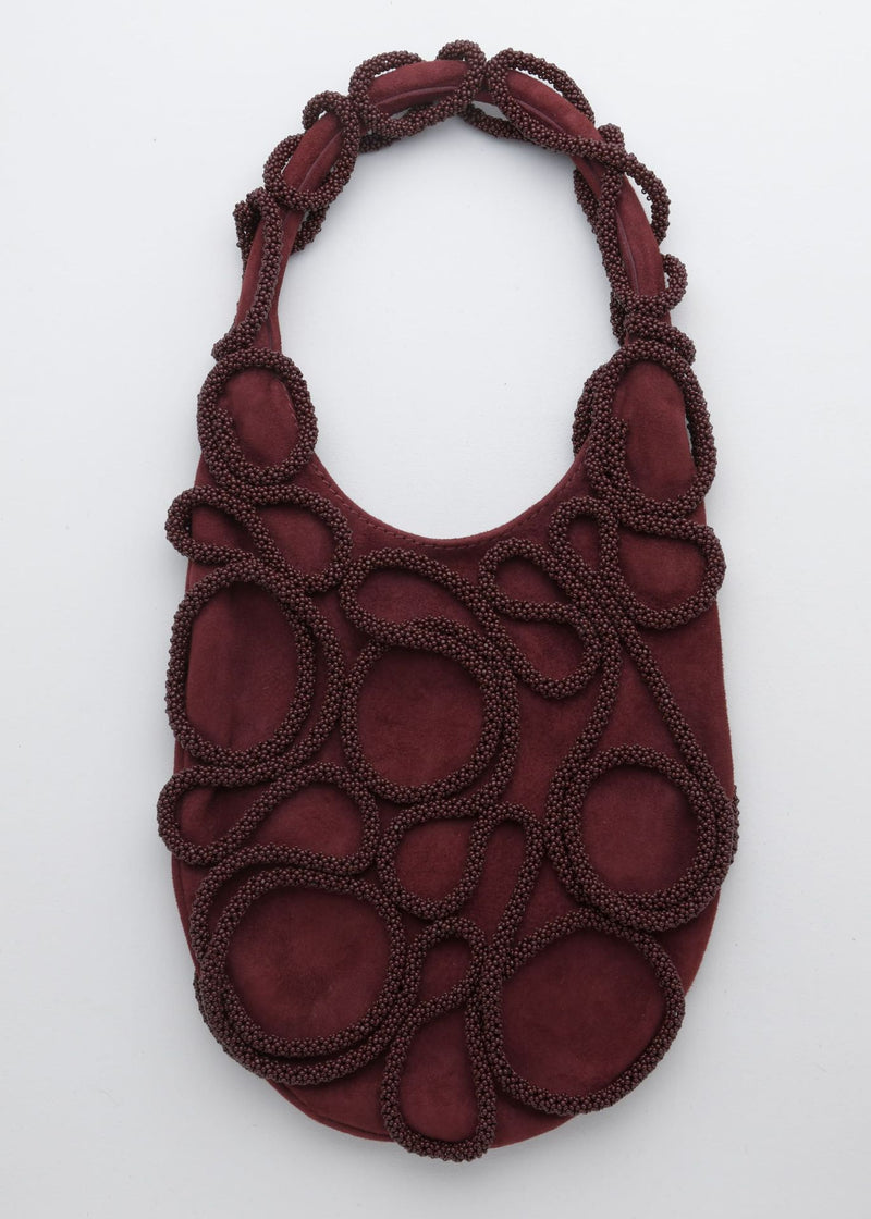 BOLSO TAPIE HAIKURI VINO PIEL VINO