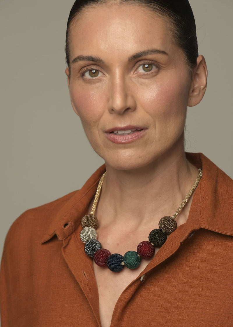 COLLAR VANTA SATEL ORO PLATINO COBRE