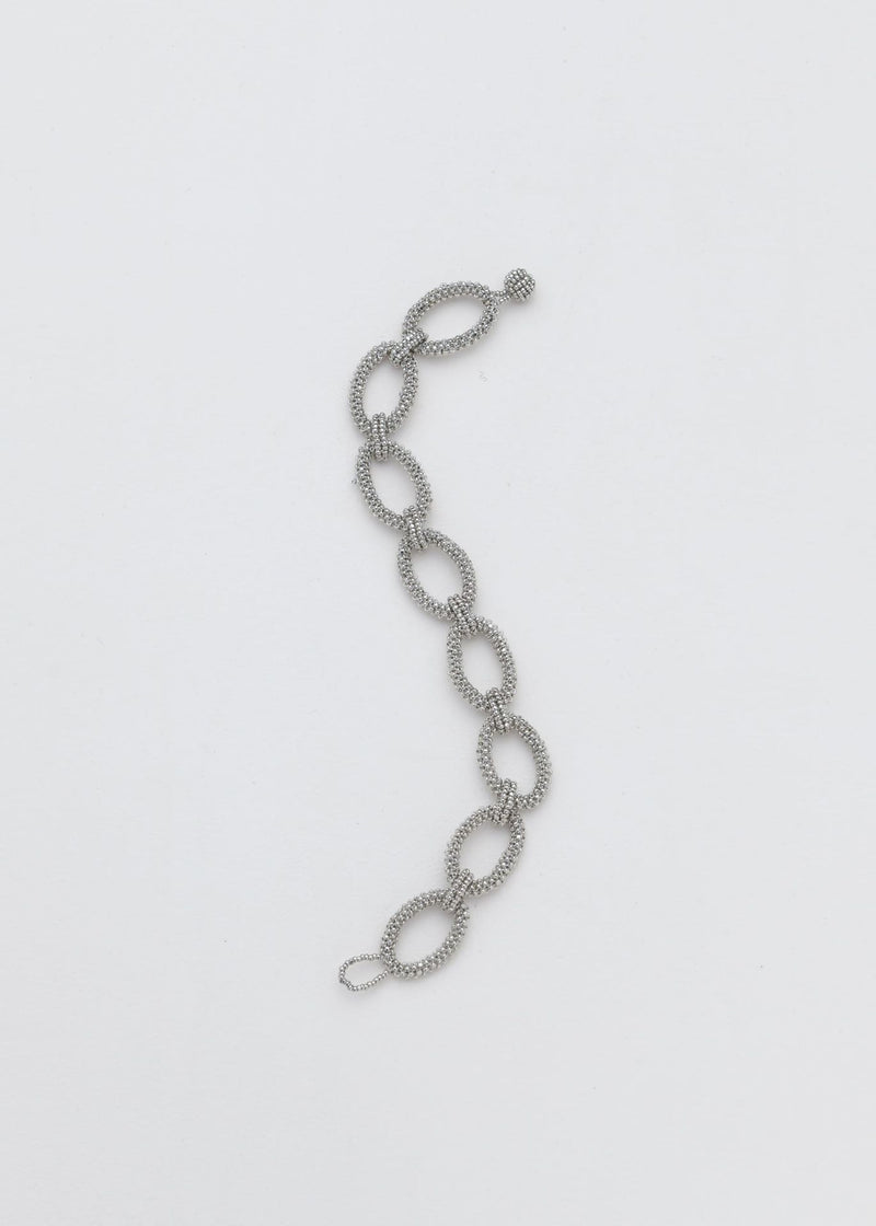 BRAZALETE AROS TAWARI PLATINO