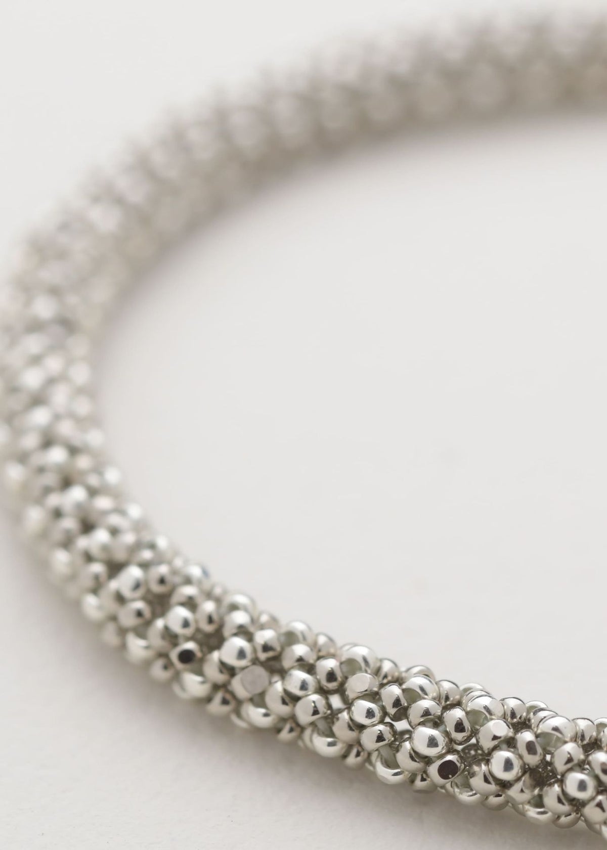 BRAZALETE HUTA SERPIENTE PLATA PLATINO