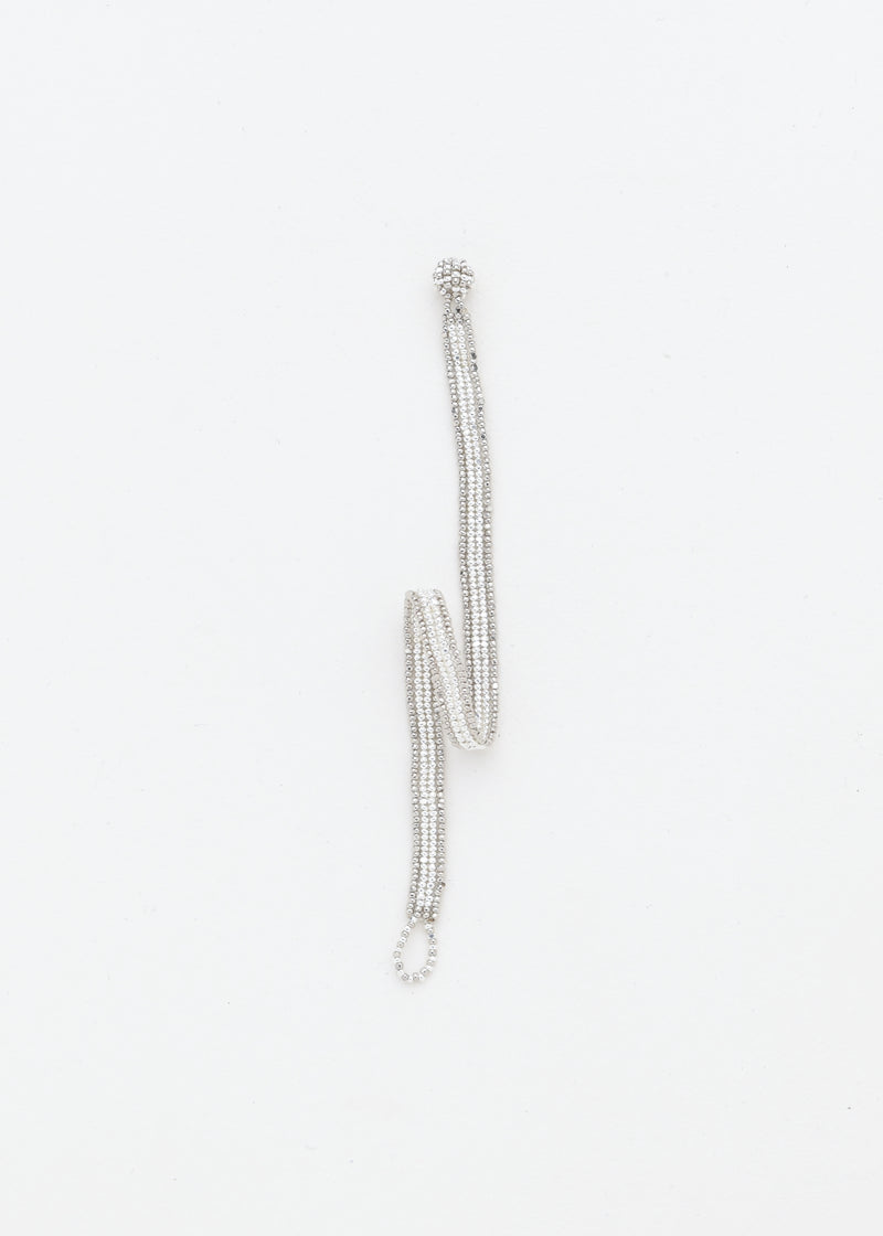 BRAZALETE HUTA LINEAL PLATA PLATINO