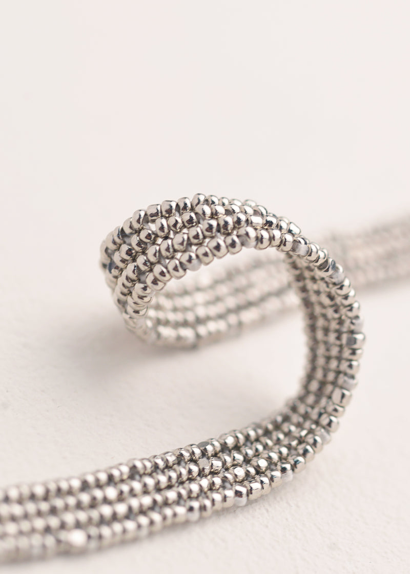 BRAZALETE HUTA LINEAL PLATINO