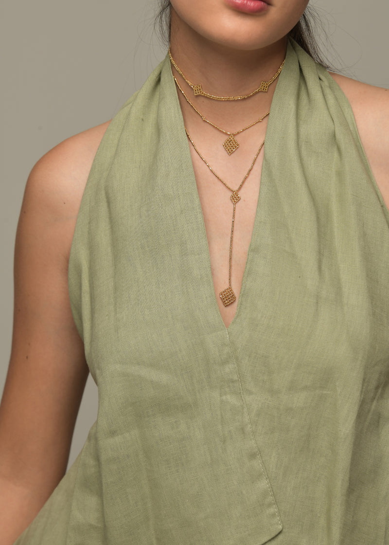 COLLAR WIXA LINEAL ORO