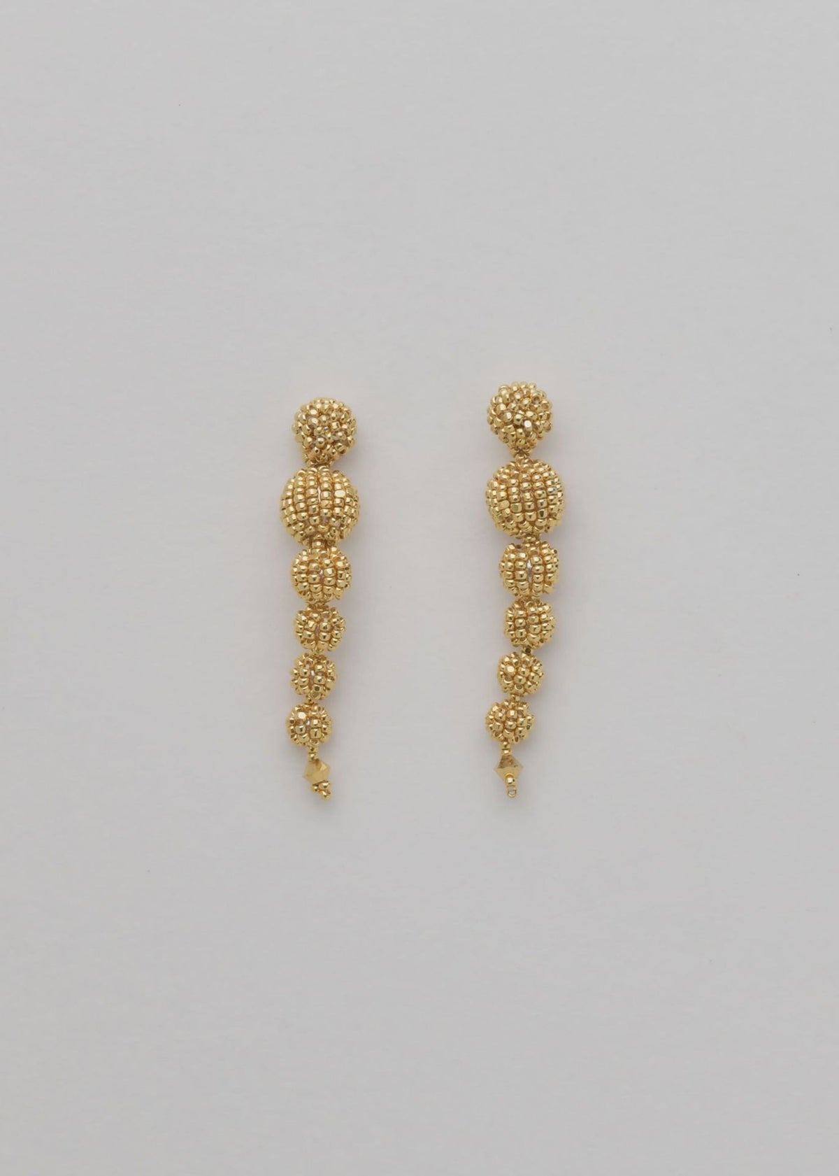 ARETES CASCABEL SERPIENTE ORO