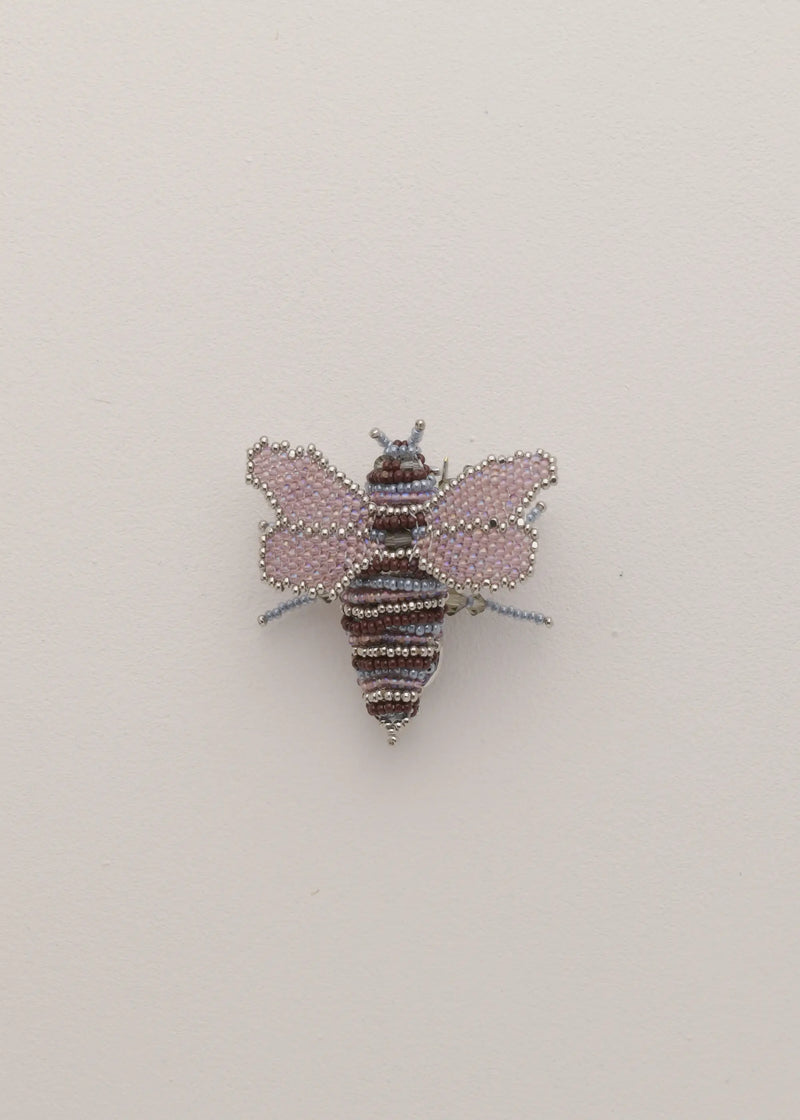 BROCHE ABEJA MORADO CLARO