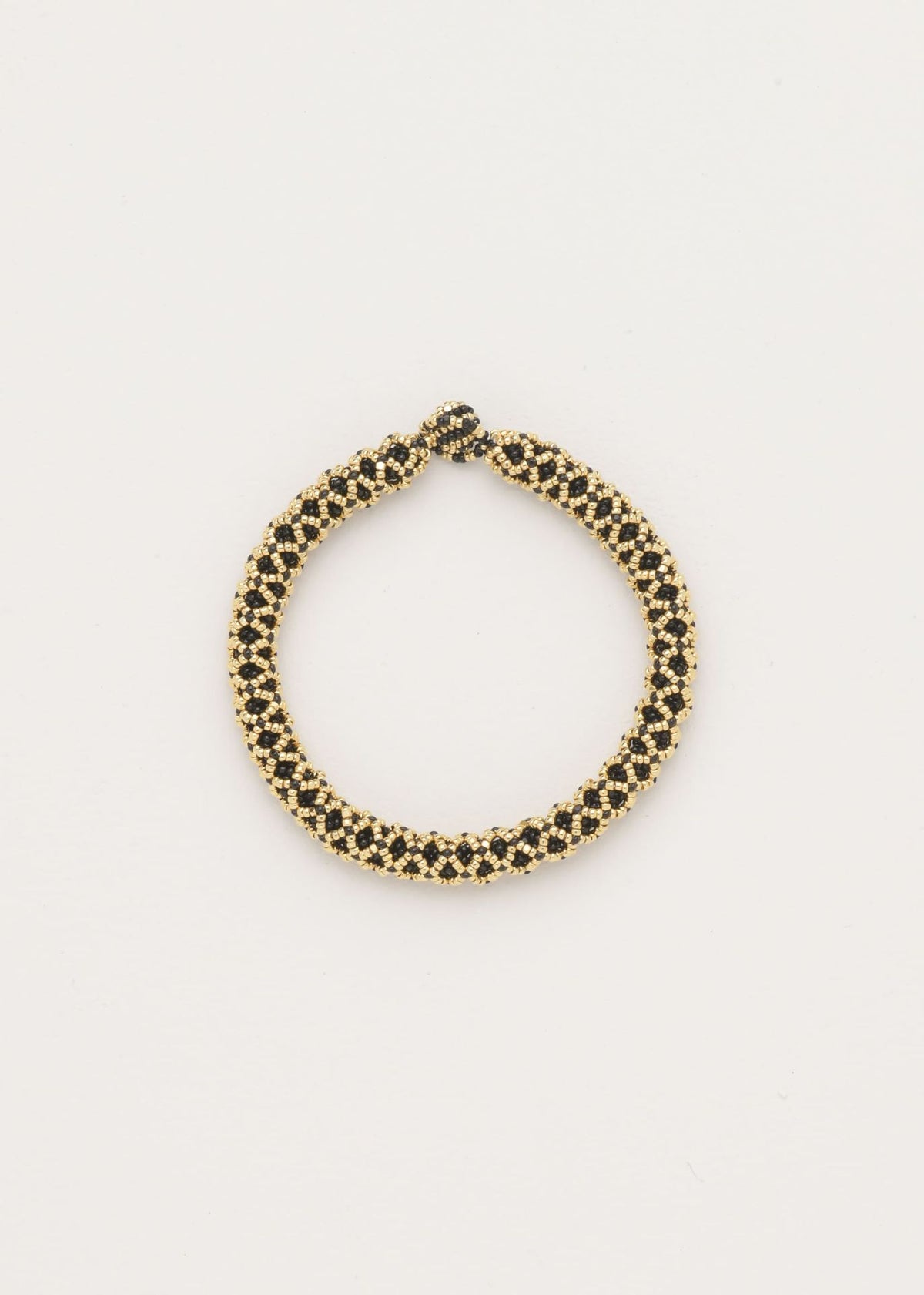 BRAZALETE HUTA SERPIENTE NAWI ORO NEGRO