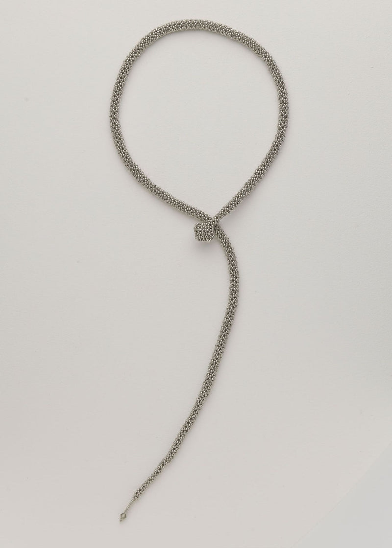 COLLAR SERPIENTE PLATINO