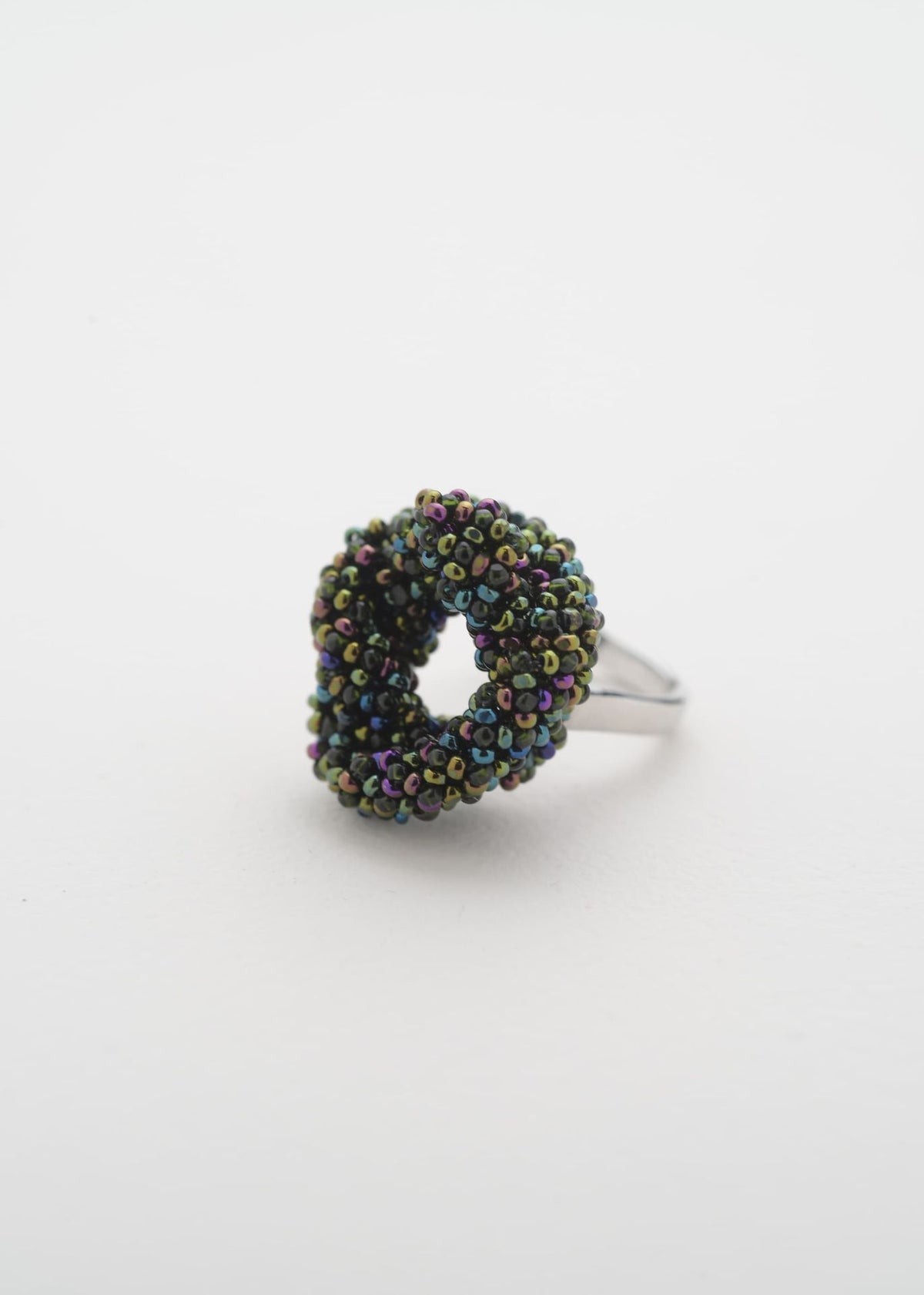 ANILLO HAIKURI VERDE TORNASOL VERDE BOTELLA OBSCURO