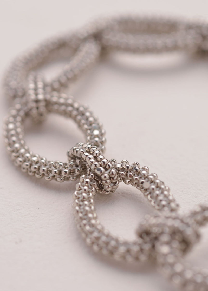 BRAZALETE AROS TAWARI PLATINO