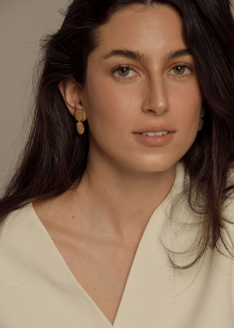 ARETES DOS HUTA TAWARI ORO