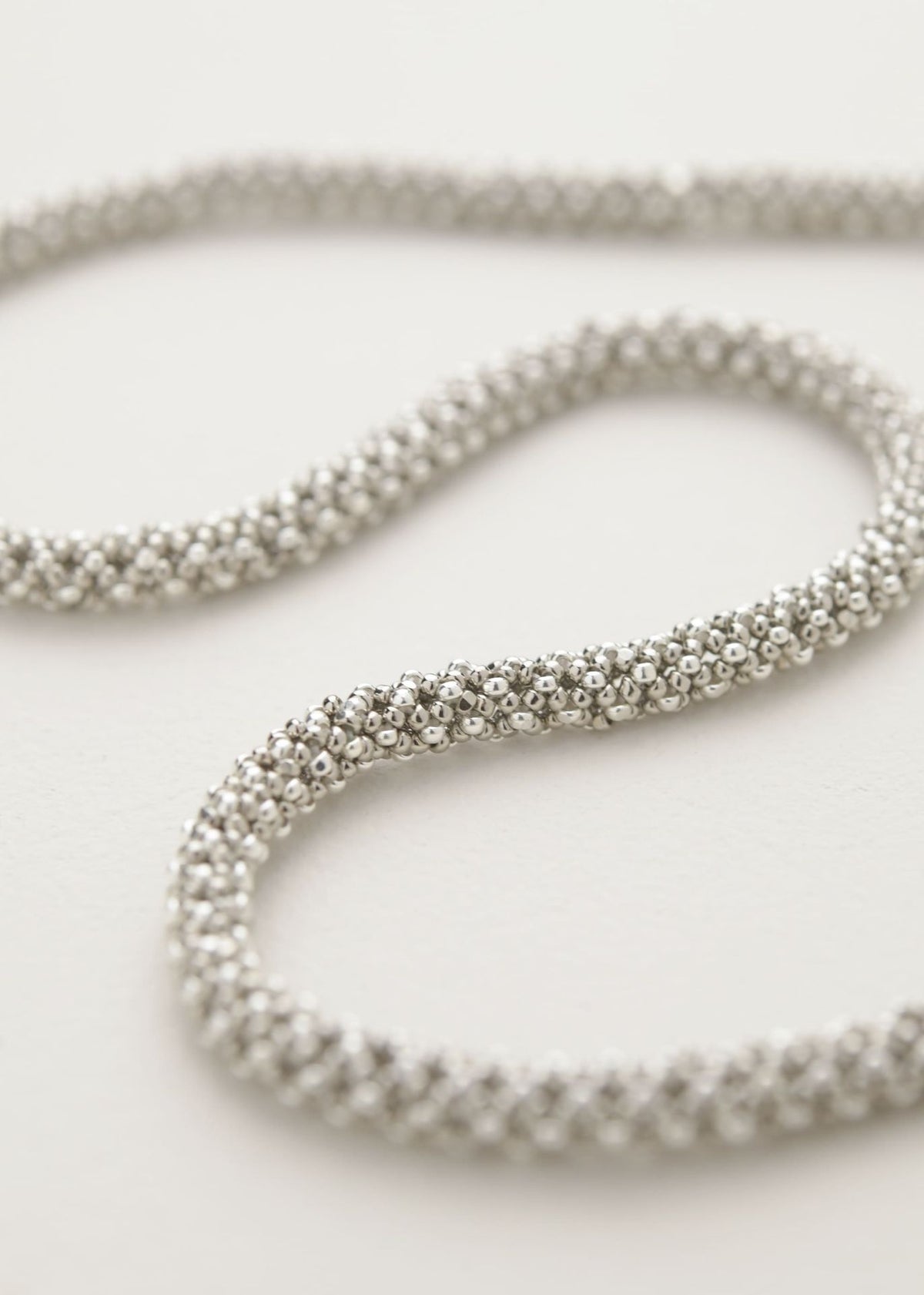 GARGANTILLA SERPIENTE PLATA PLATINO