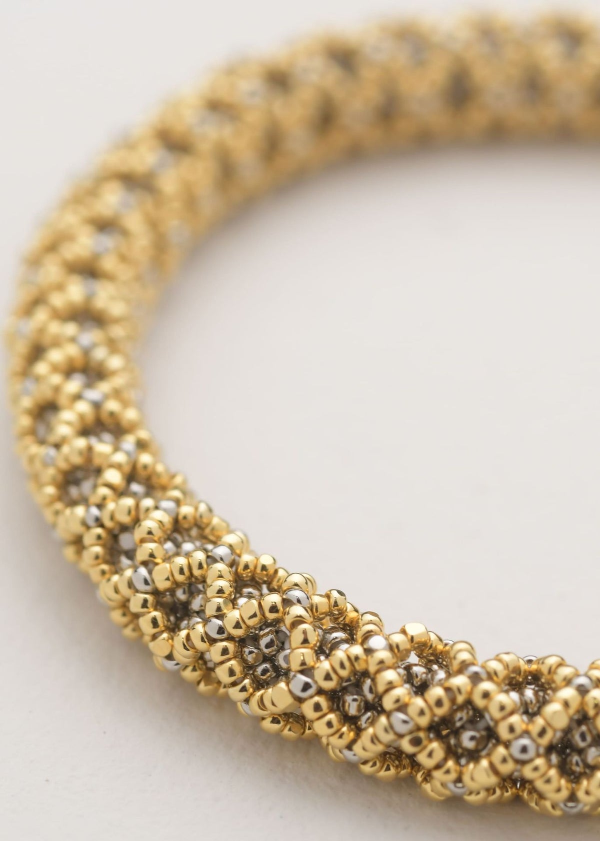 BRAZALETE HUTA SERPIENTE NAWI ORO PLATINO