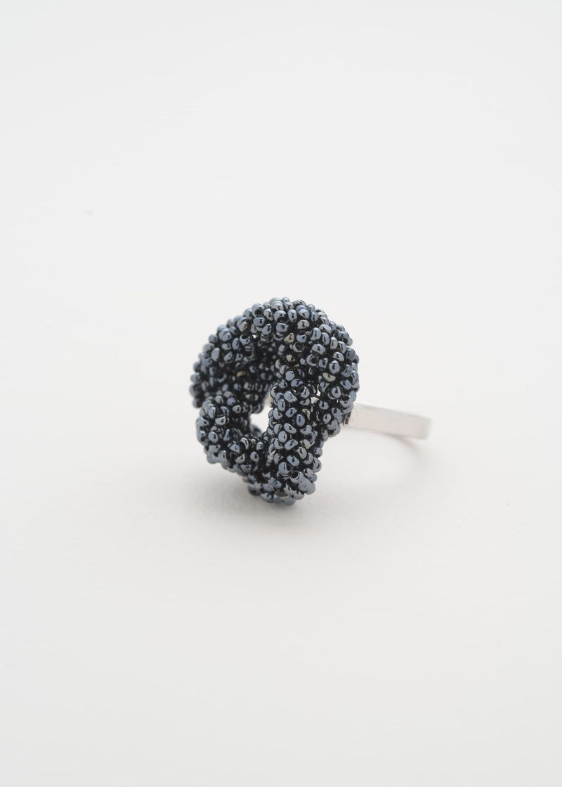 ANILLO HAIKURI GRIS METALICO