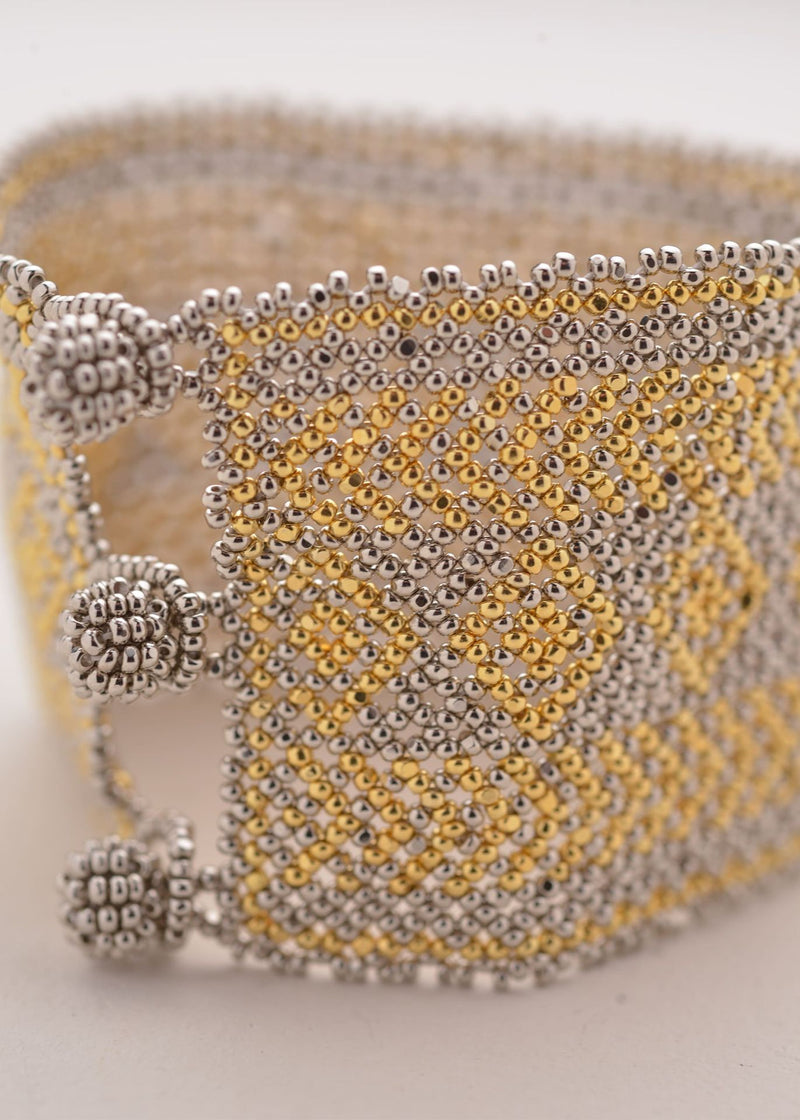 BRAZALETE HAIKA MARTHA ORO PLATINO
