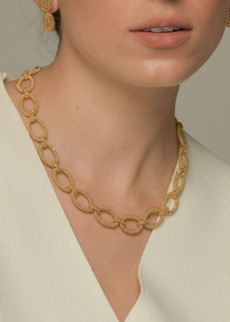 GARGANTILLA AROS TAWARI ORO