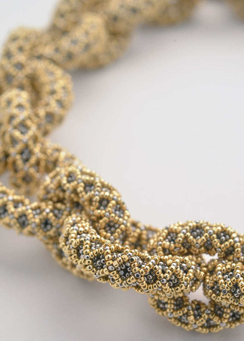 COLLAR HAIKA CADENA NAWI ORO PLATINO