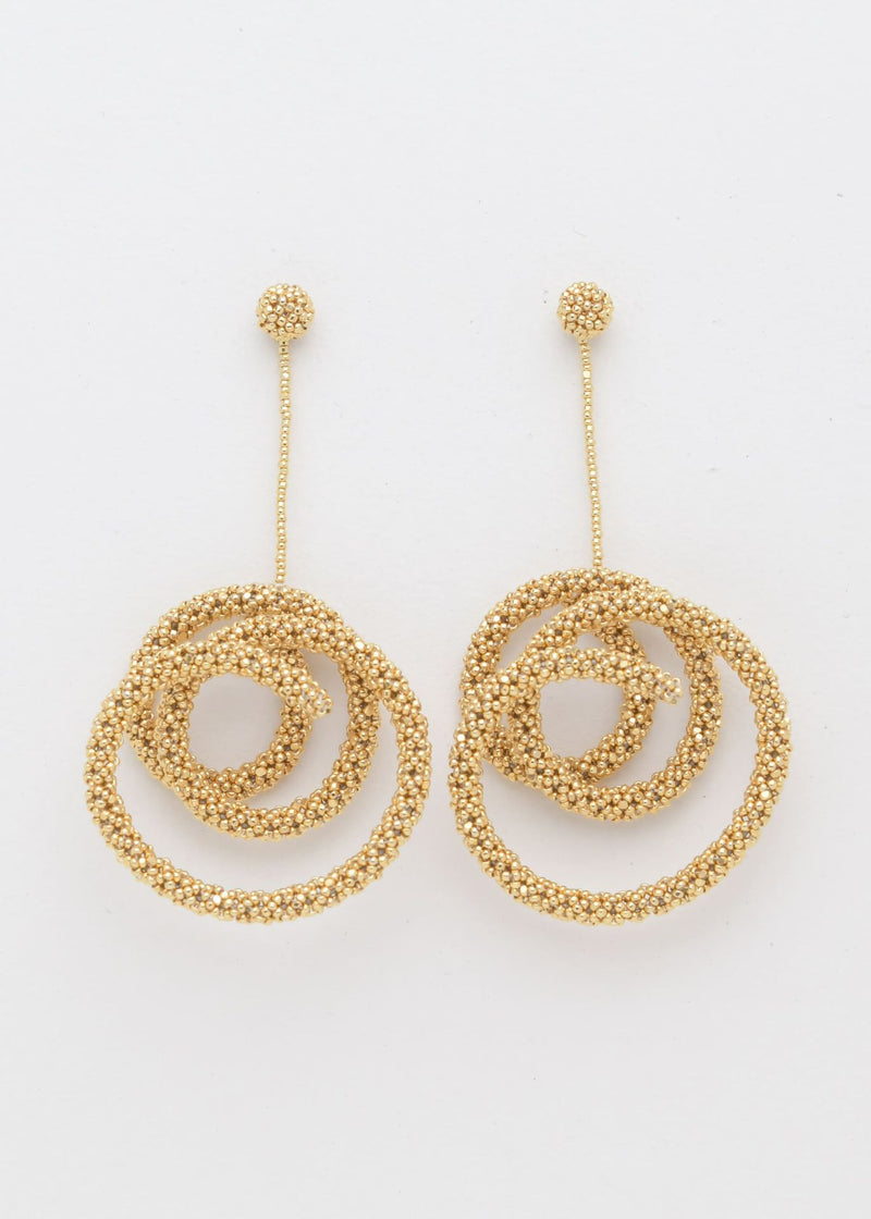ARETES COLGANTES HAIKURI ORO