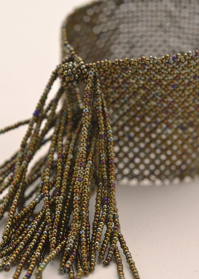 BRAZALETE TIRAS MARTHA VERDE MILITAR