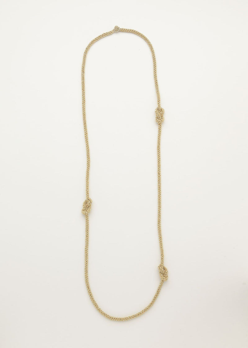 COLLAR TRES HAIKURI ORO PLATINO