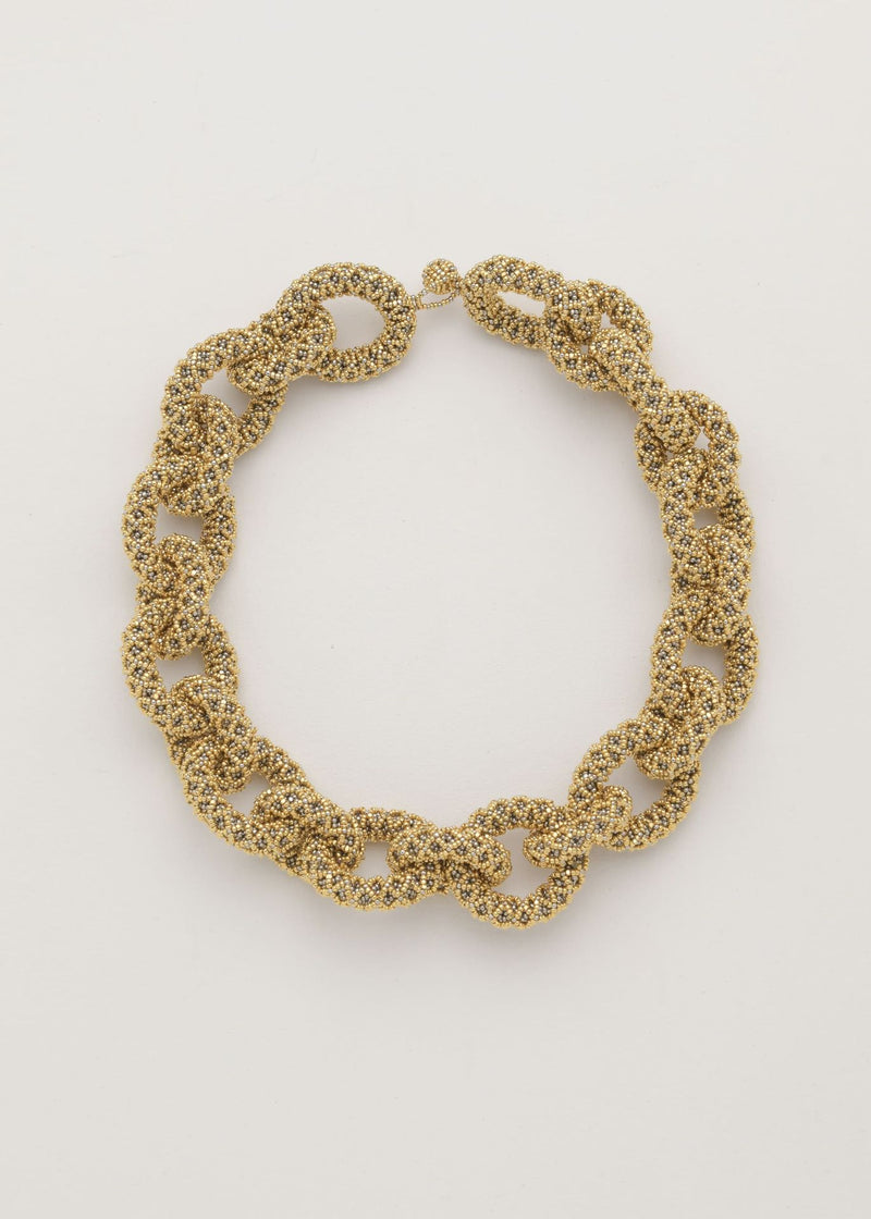COLLAR HAIKA CADENA NAWI ORO PLATINO