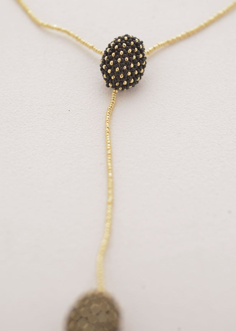 COLLAR DOS TAWARI ORO NEGRO