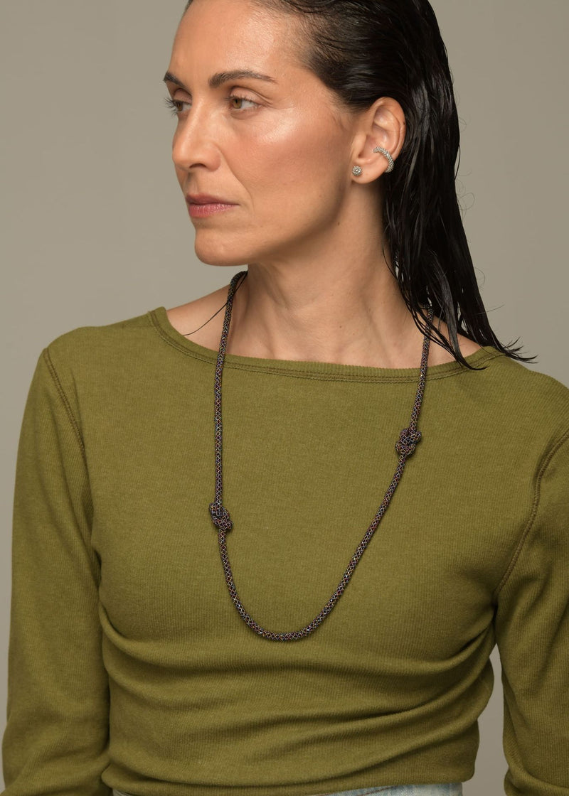 COLLAR DOS HAIKURI TOPAZ TORNASOL