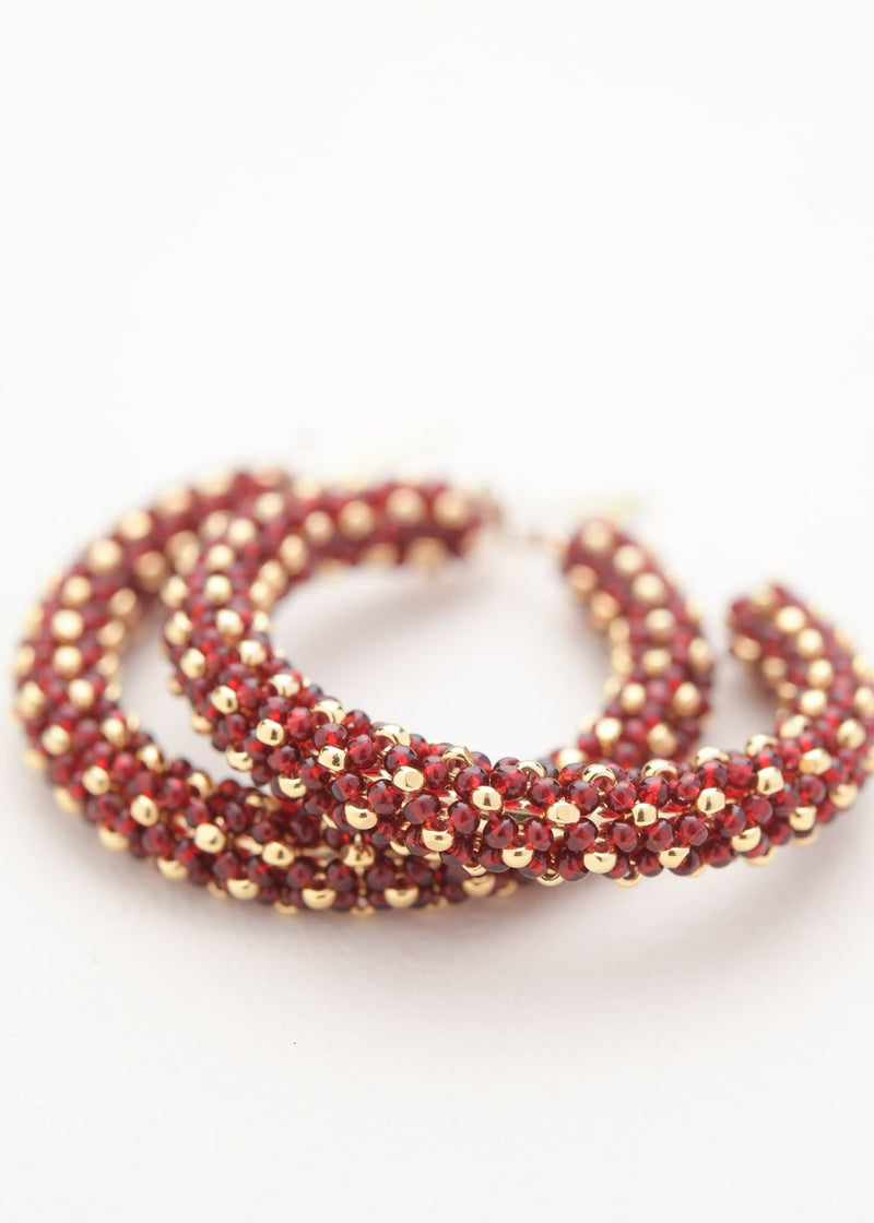 ARRACADAS KIPURI ORO ROJO JAMAICA