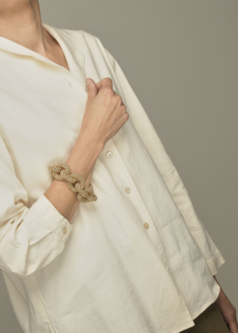 BRAZALETE HAIKA CADENA NAWI ORO PLATINO