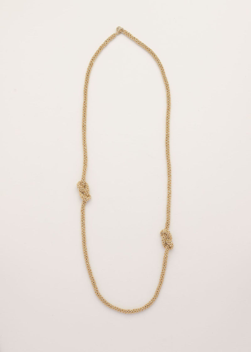 COLLAR DOS HAIKURI ORO PLATINO