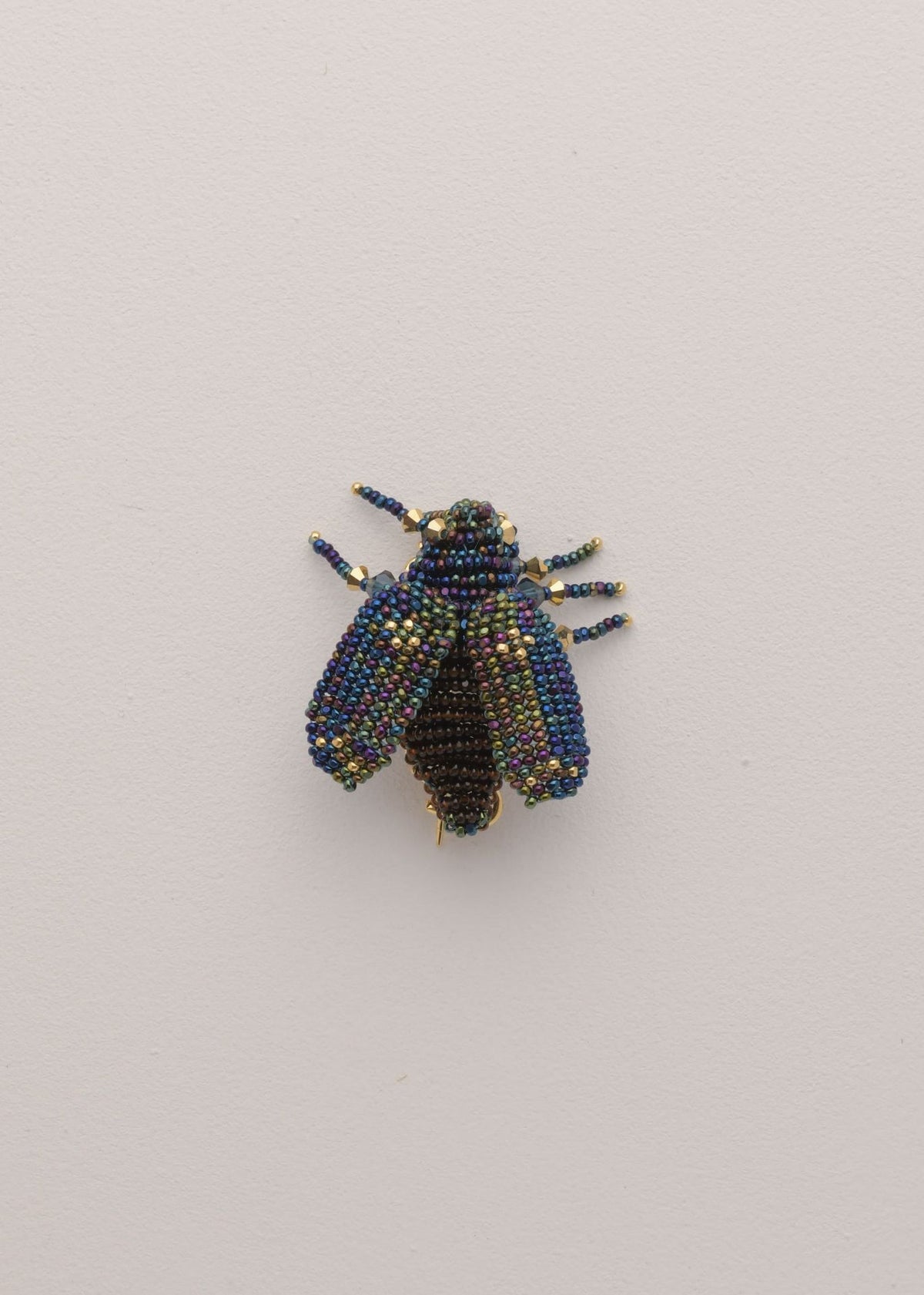 BROCHE MOSCA AZUL ELECTRICO
