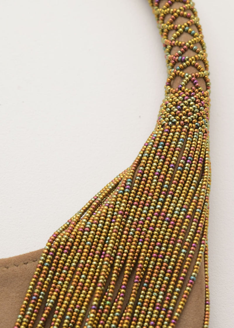 BOLSO HAIKURI ORO IRIS PIEL BEIGE