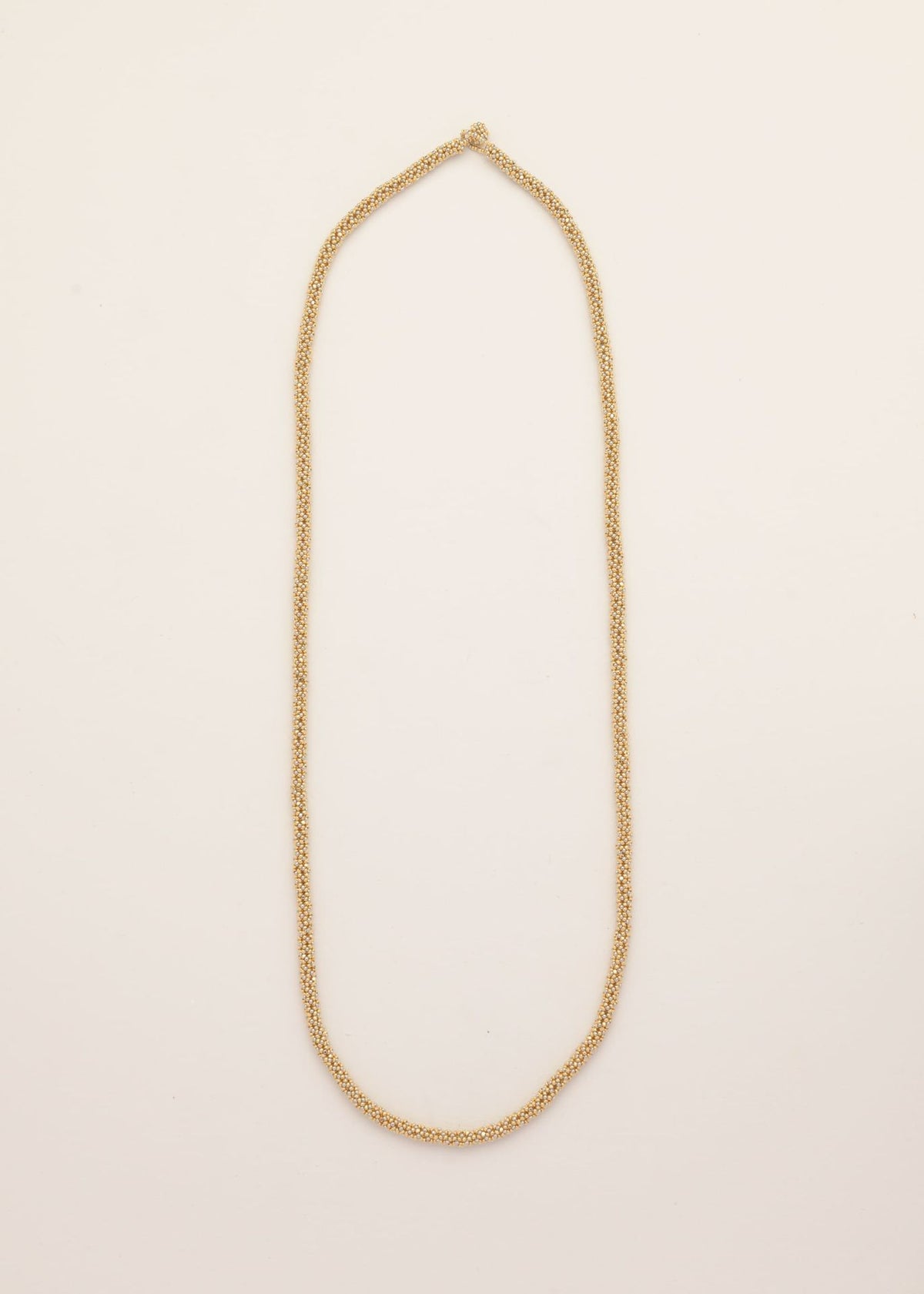 COLLAR SERPIENTE HAIKURI (80CM) ORO PLATINO