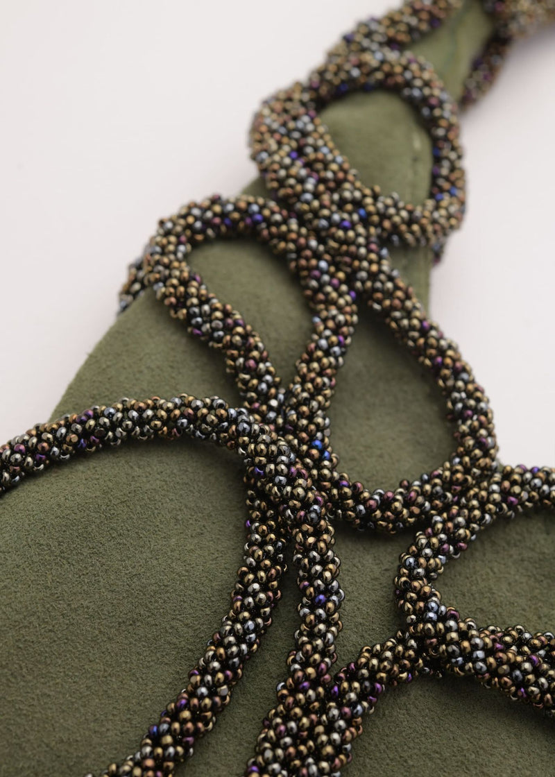 BOLSO TAPIE HAIKURI VERDE MILITAR PIEL VERDE