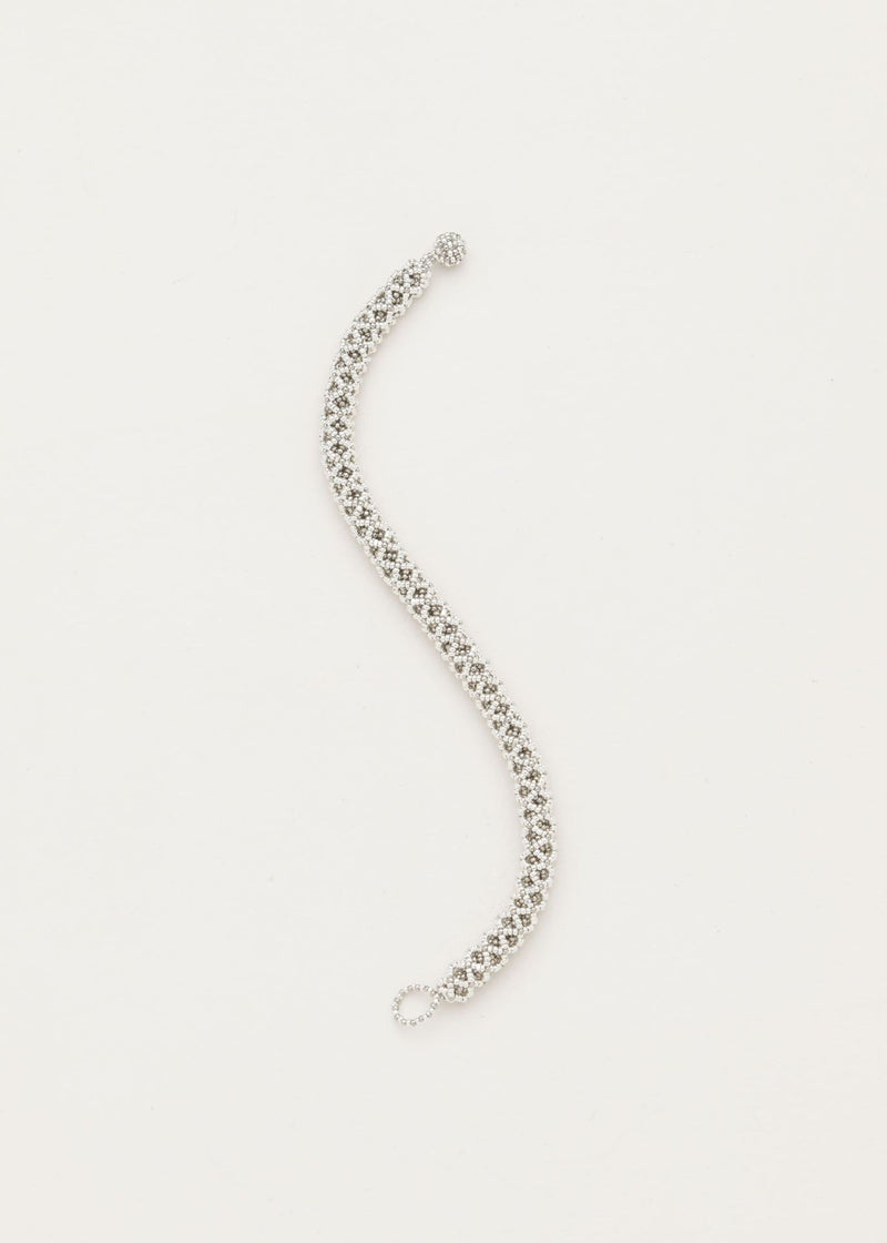 BRAZALETE HUTA SERPIENTE NAWI PLATA PLATINO