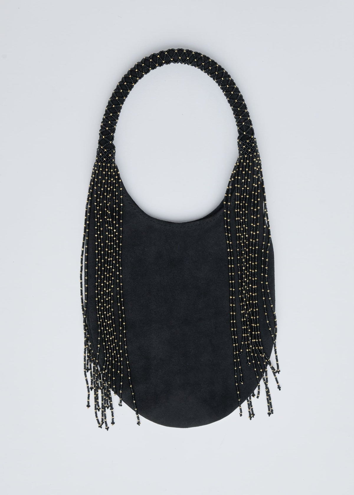 BOLSO HAIKURI ORO NEGRO PIEL NEGRA
