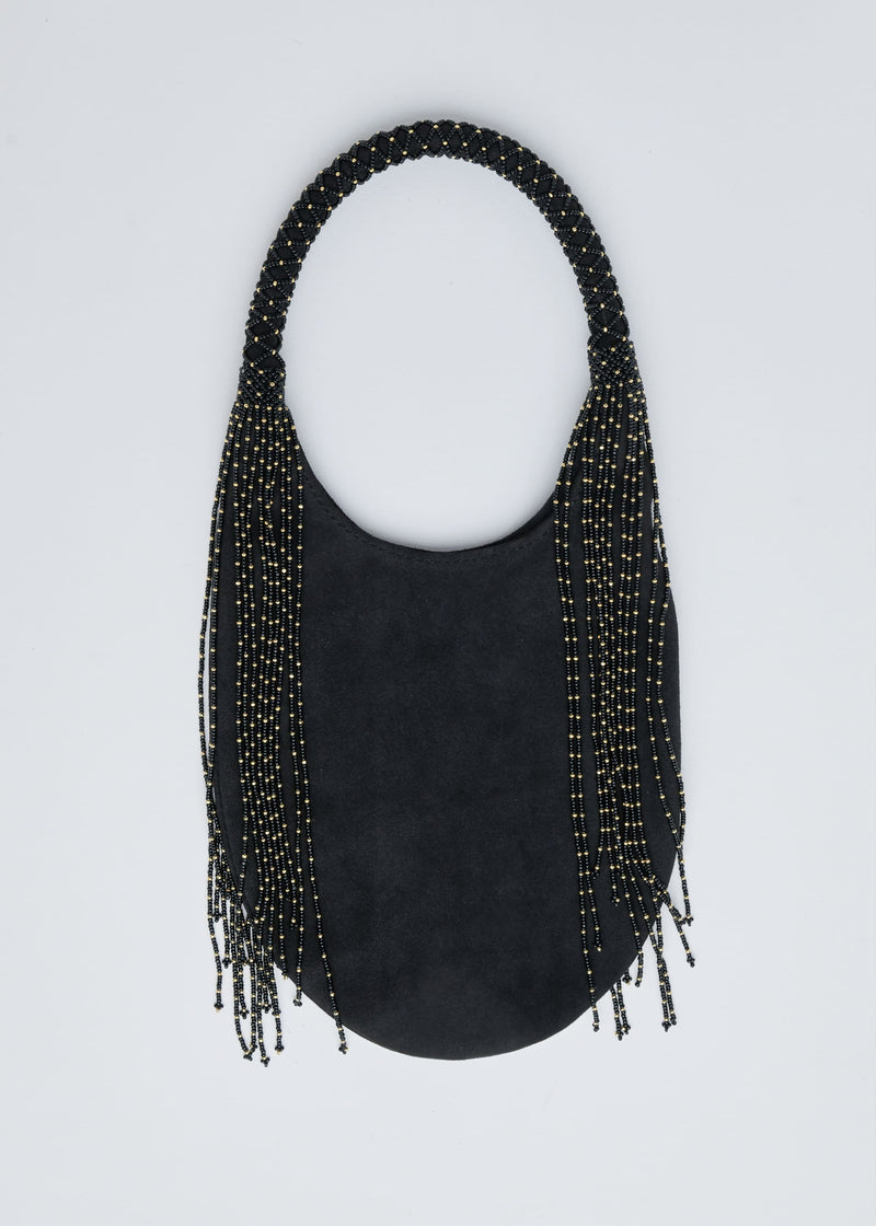 BOLSO HAIKURI ORO NEGRO PIEL NEGRA